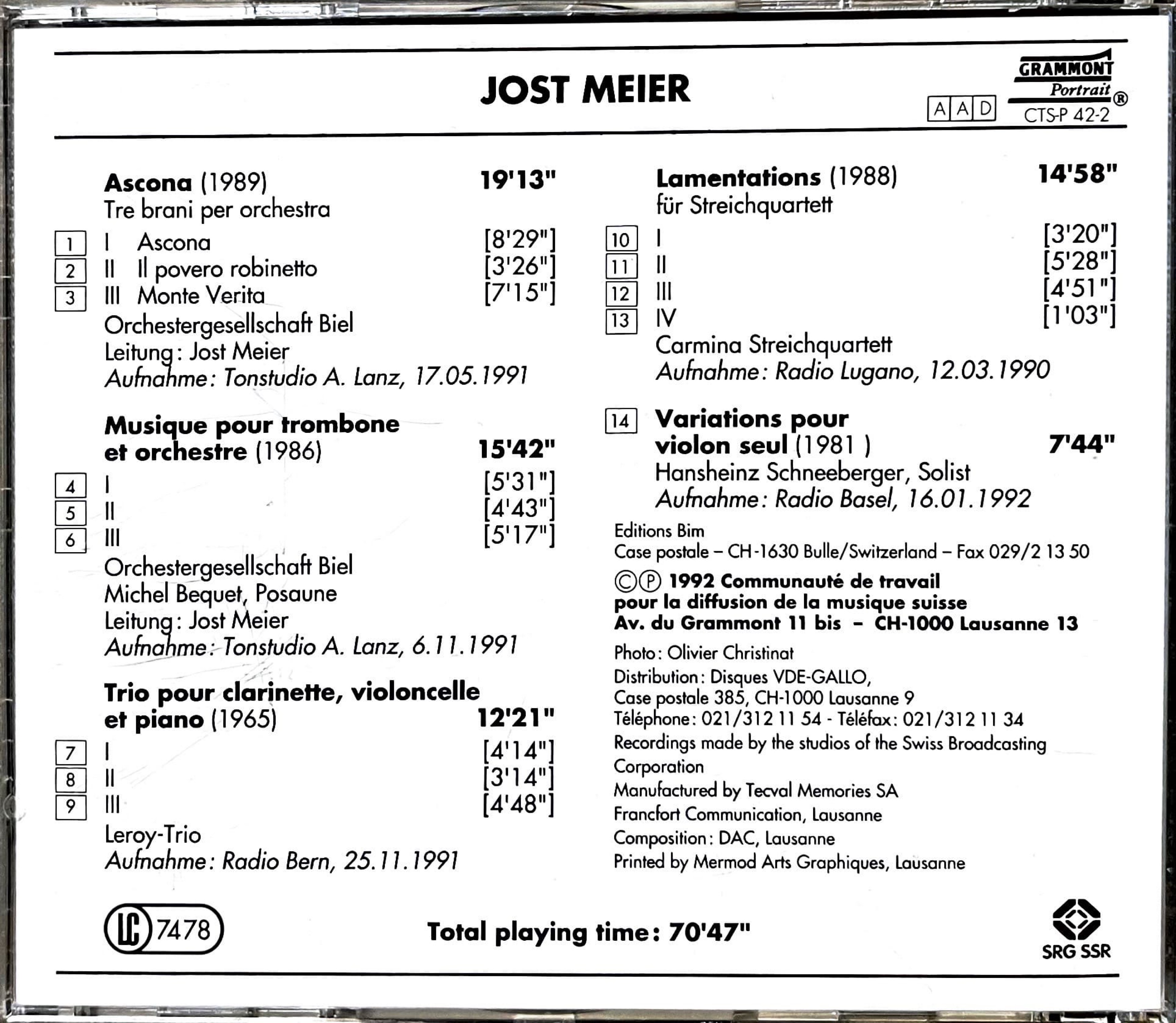 Jost Meier – Portrait