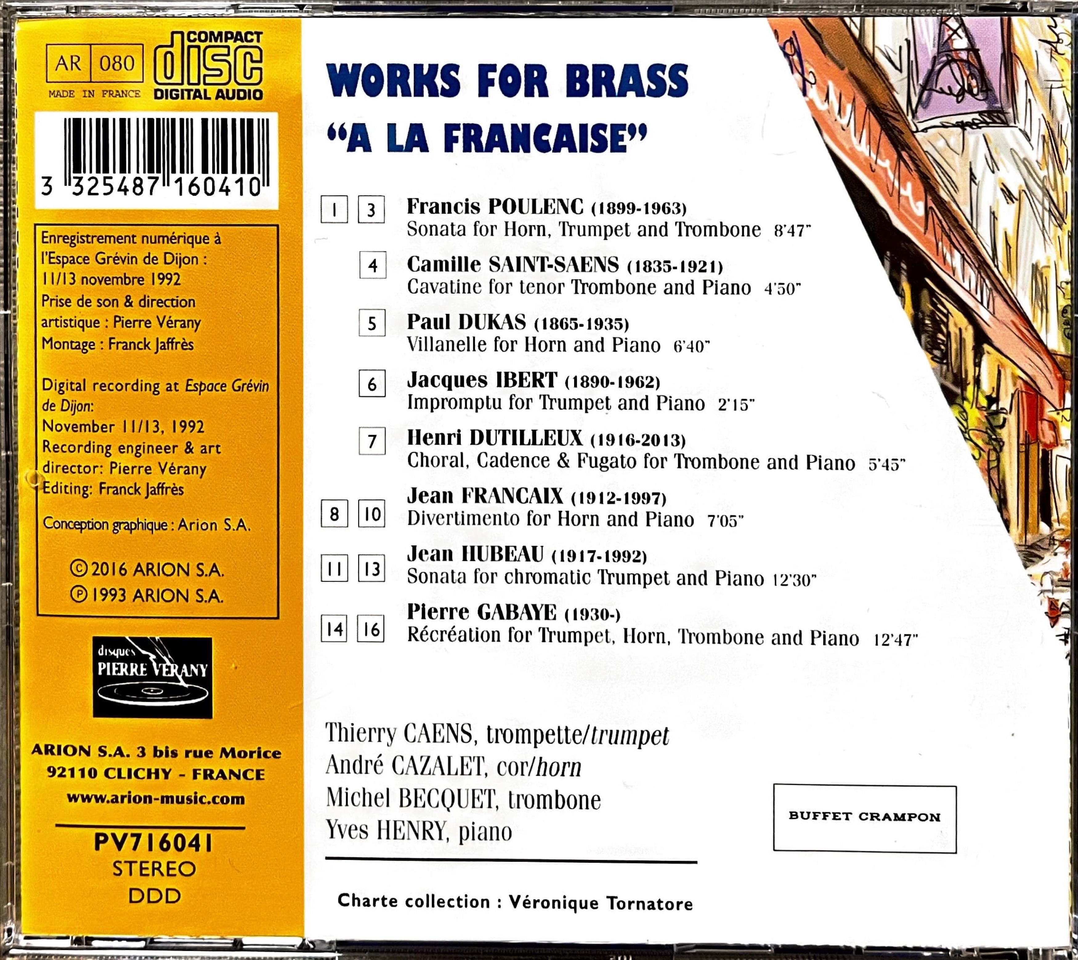 Works for Brass - "A la Francaise"