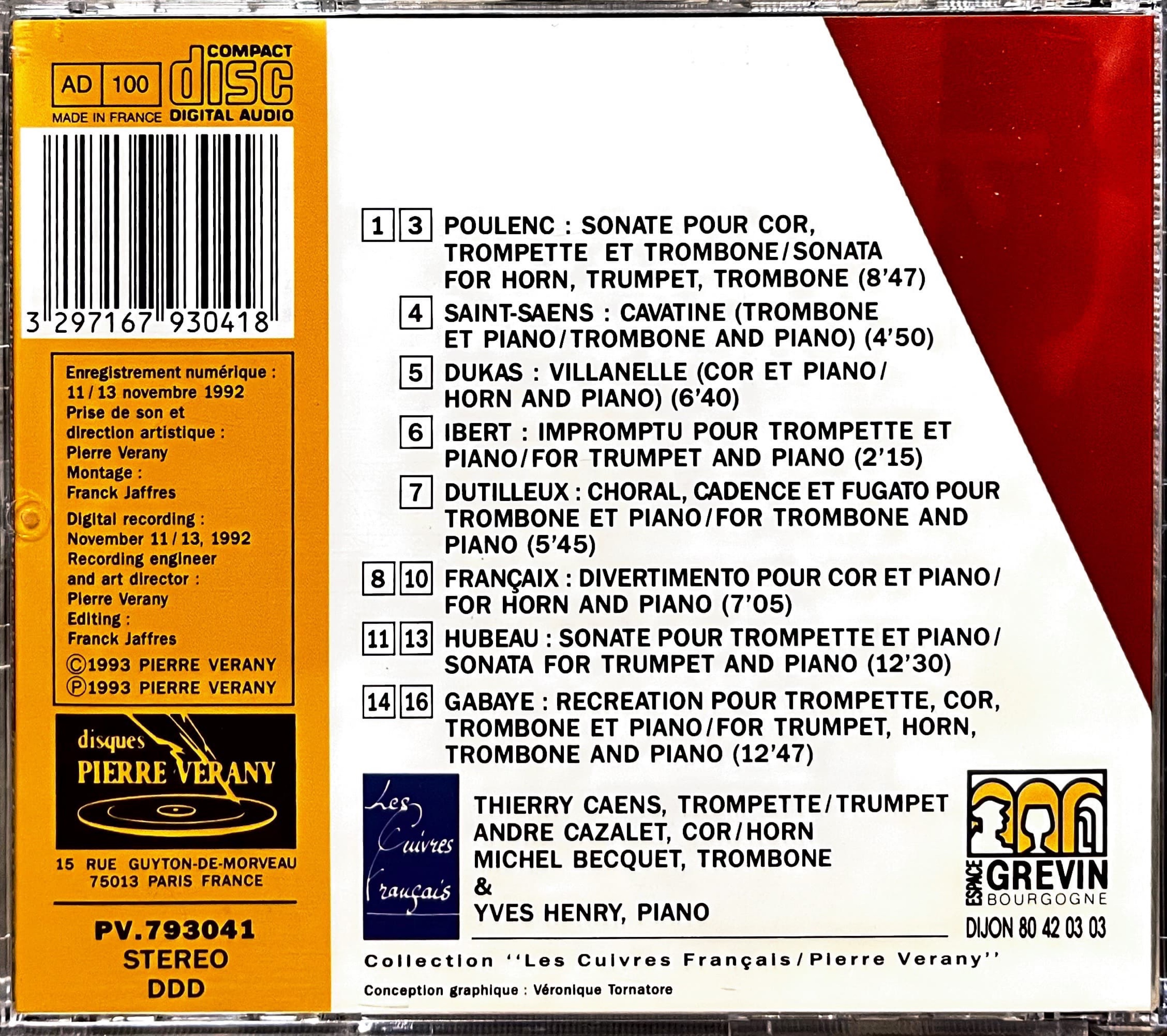 Works for Brass - "A la Francaise"